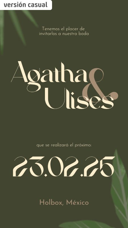 Invitación Digital | Tulum