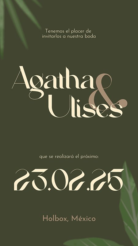 Invitación Digital | Tulum