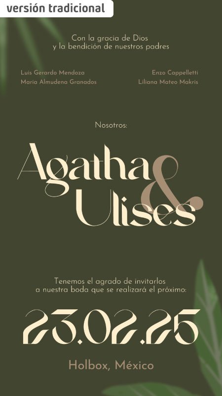 Invitación Digital | Tulum