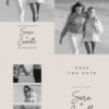 Save The Date para bodas personalizadas