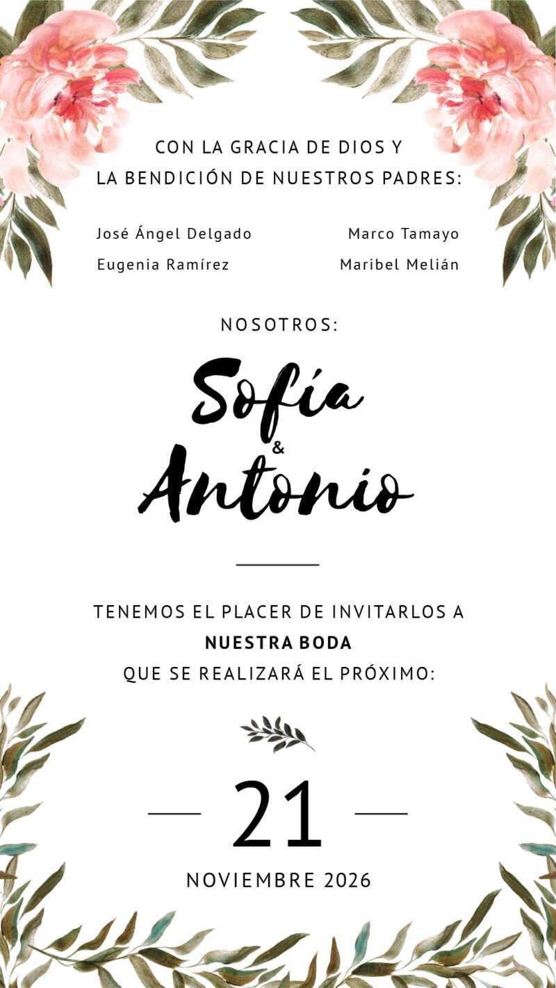 Invitación Digital | Cassia