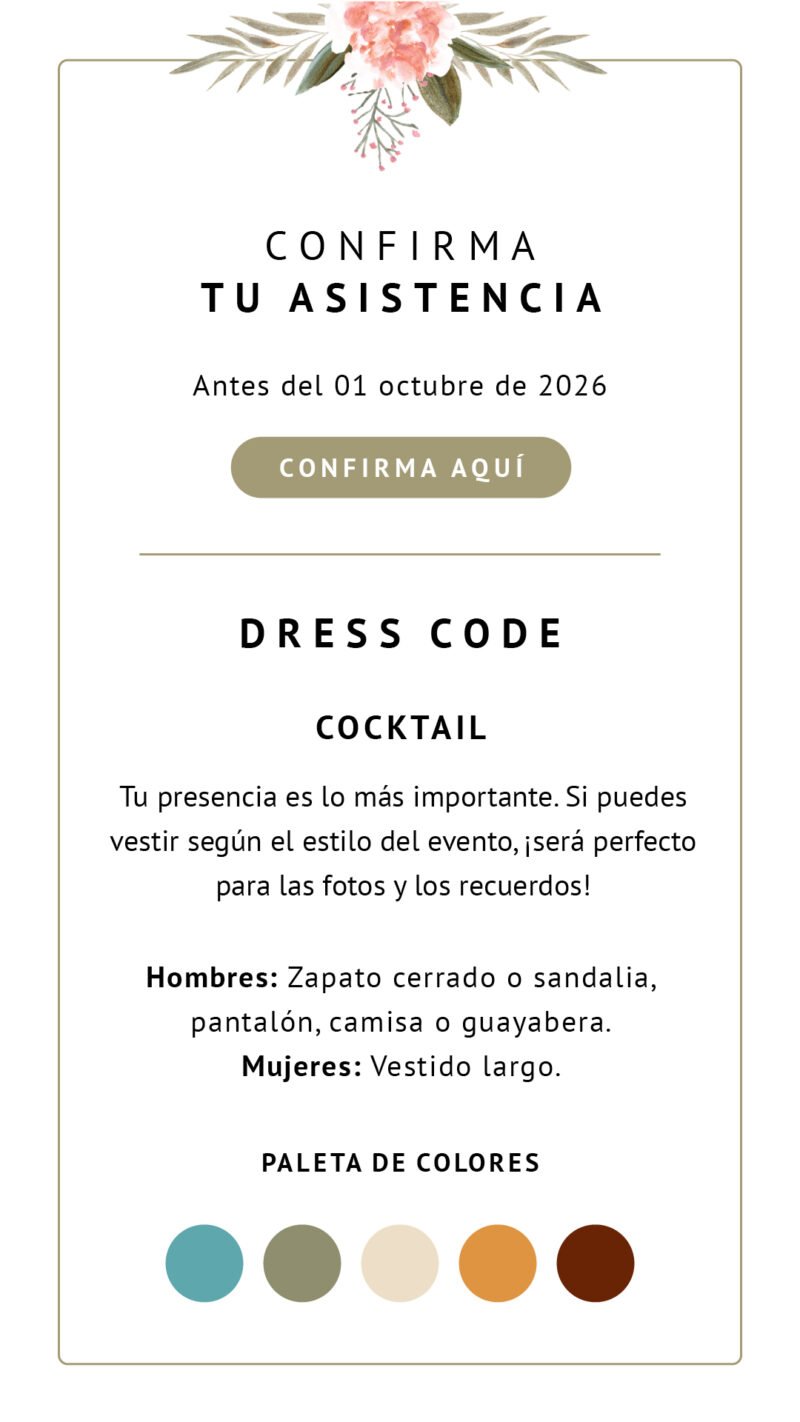 Invitación Digital | Cassia