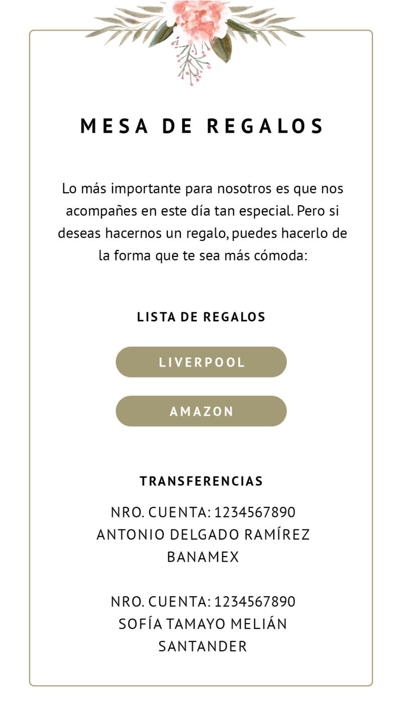 Invitación Digital | Cassia